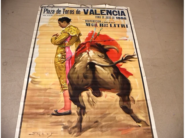 Oude poster toriador 1955 - afbeelding 2 van  9