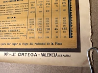 Oude poster toriador 1955 - afbeelding 6 van  9