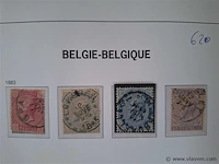 Oude postzegels belgië - afbeelding 2 van  7