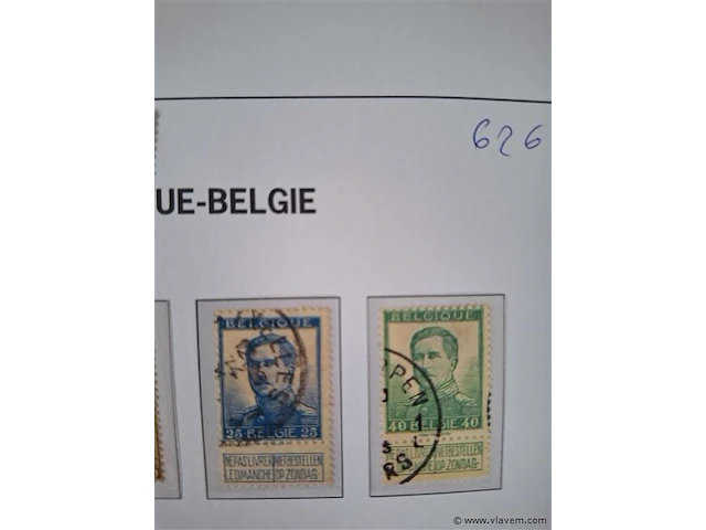 Oude postzegels belgië - afbeelding 3 van  5