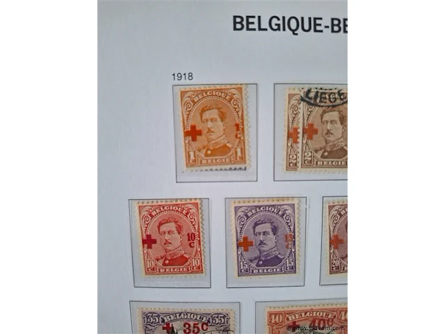 Oude postzegels belgië - afbeelding 7 van  7