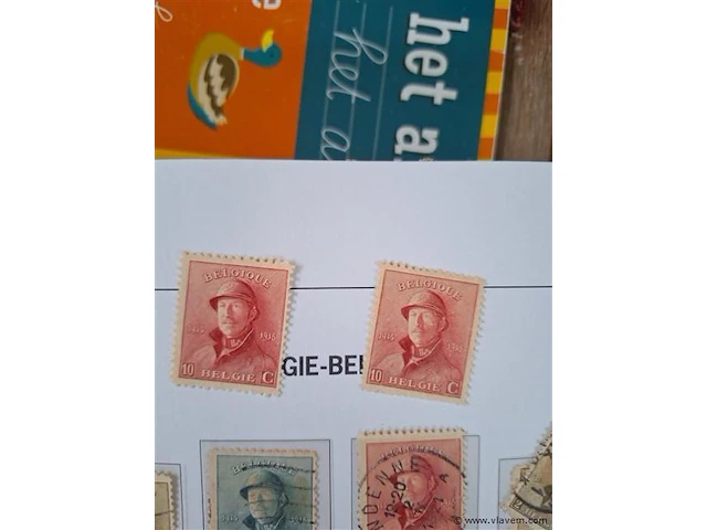 Oude postzegels belgië - afbeelding 2 van  8