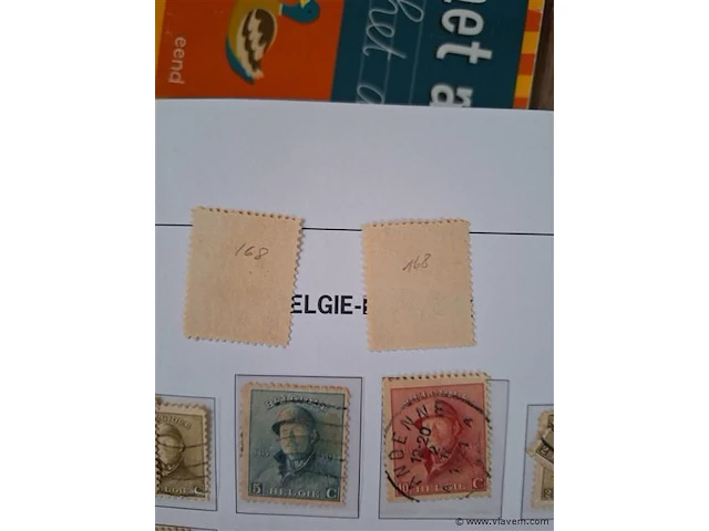 Oude postzegels belgië - afbeelding 3 van  8