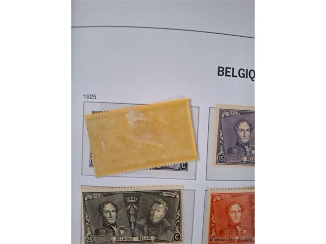 Oude postzegels belgië - afbeelding 2 van  4