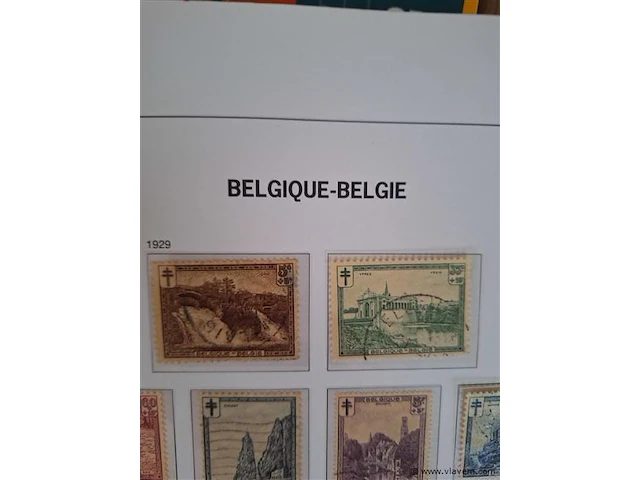 Oude postzegels belgië - afbeelding 2 van  9