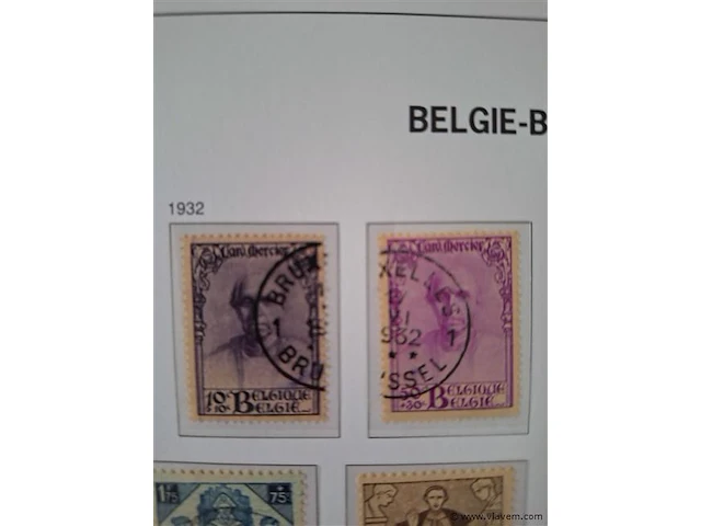 Oude postzegels belgië - afbeelding 2 van  8