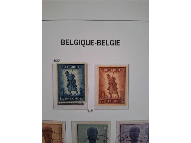 Oude postzegels belgië - afbeelding 2 van  6