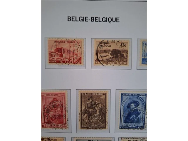 Oude postzegels belgië - afbeelding 3 van  6