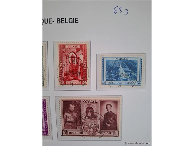 Oude postzegels belgië - afbeelding 3 van  7