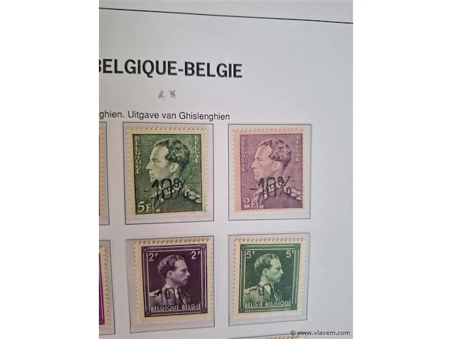 Oude postzegels belgië - afbeelding 3 van  7