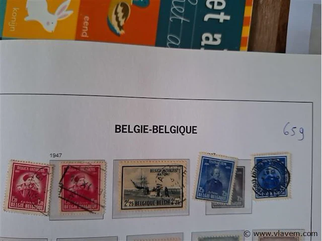 Oude postzegels belgië - afbeelding 1 van  3