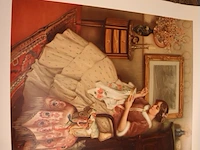 Oude print (x5) - afbeelding 6 van  6