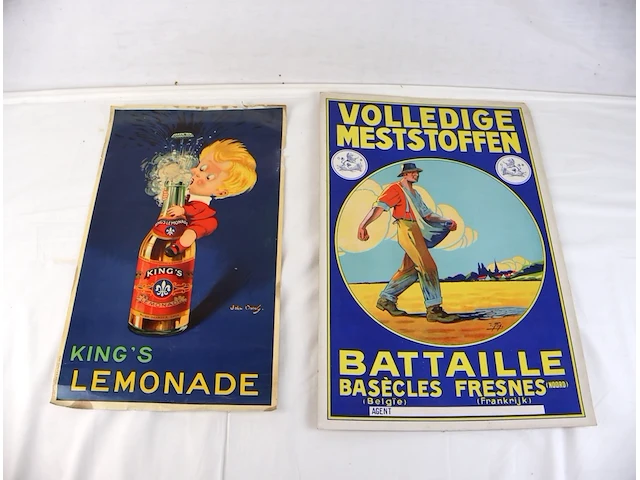 Oude reclame (x2) - afbeelding 1 van  3