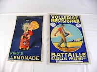 Oude reclame (x2) - afbeelding 1 van  3