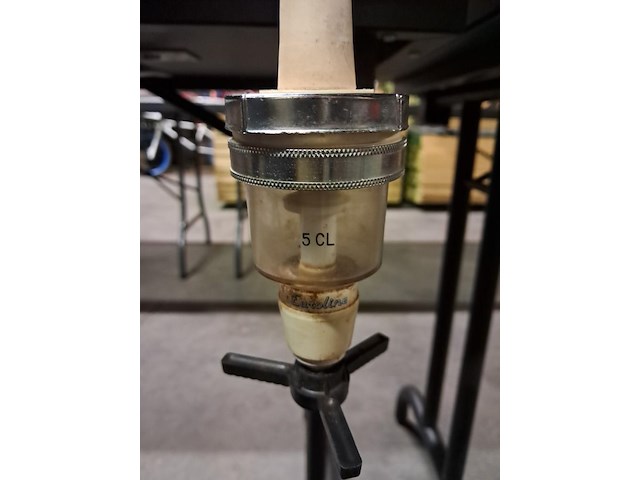 Oude ricardhouder in metaal - afbeelding 2 van  6