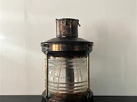 Oude scheepslamp koper - afbeelding 1 van  2