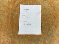 Oude schoolstoel zithoogte 41 cm - afbeelding 2 van  2