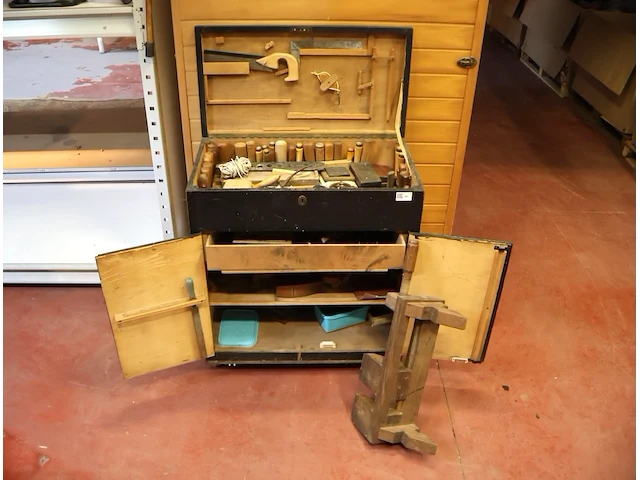 Oude timmerman trolley - afbeelding 1 van  10