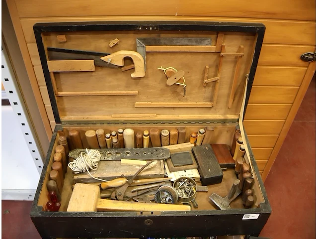 Oude timmerman trolley - afbeelding 3 van  10