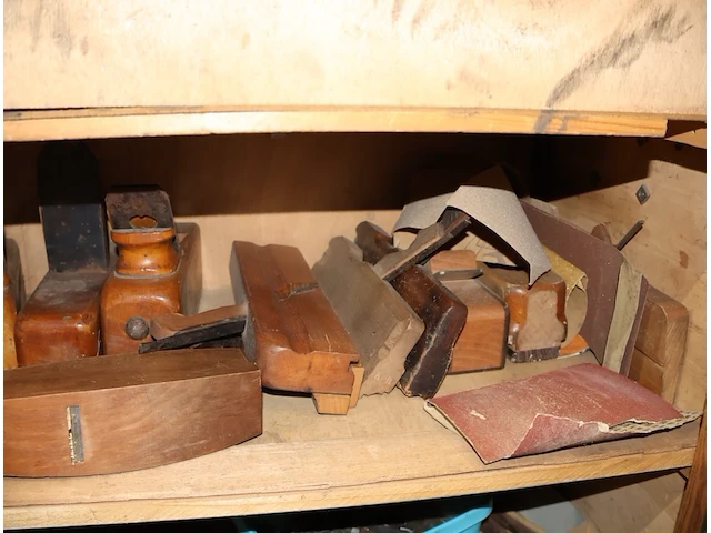 Oude timmerman trolley - afbeelding 9 van  10