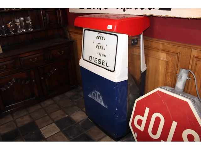 Oude totalpomp dubbelzijdig - afbeelding 3 van  4