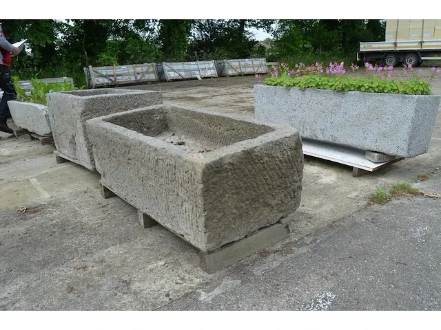 Oude trog 110x55x38 - afbeelding 3 van  5