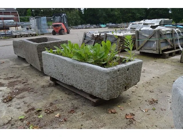 Oude trog 127x60x30 - afbeelding 3 van  5