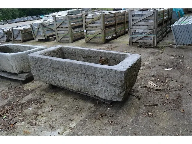 Oude trog 133x62x34 - afbeelding 3 van  5