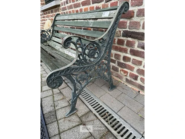 Oude tuinbank - afbeelding 2 van  3