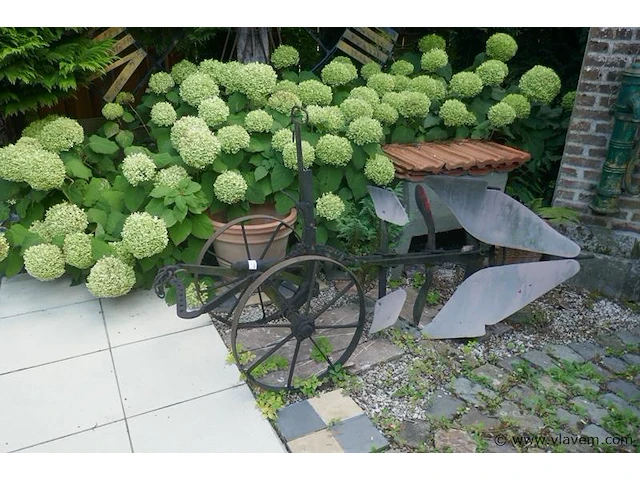Oude veldploeg - afbeelding 1 van  2