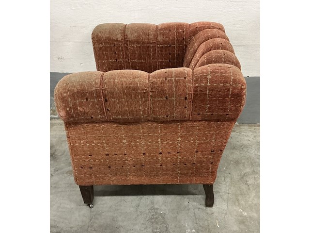 Oude zetel '40-'50 op wieltjes - afbeelding 2 van  4