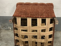 Oude zetel '40-'50 op wieltjes - afbeelding 4 van  4