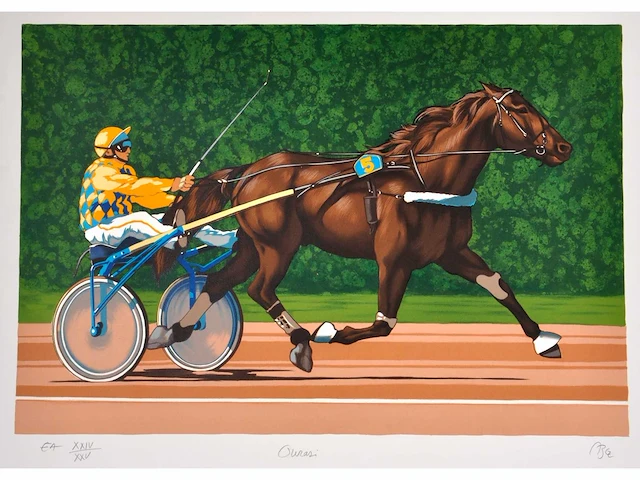 Ourasi - litho - afbeelding 1 van  7