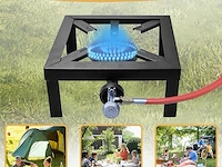 Outdoor camping gaskoker 25 x 25 x 11 cm - afbeelding 5 van  6