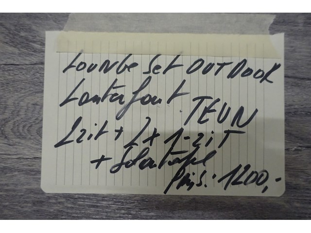 Outdoor lounge set lanterfant - afbeelding 3 van  11