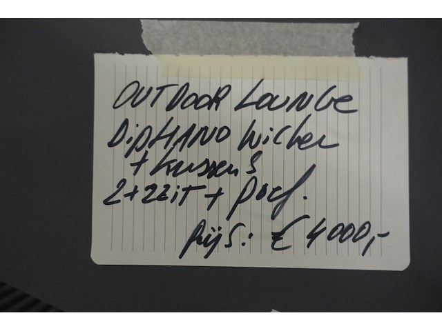 Outdoor lounge wicker diphano - afbeelding 5 van  5