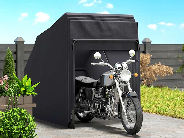 Outdoor motorfiets shelter motorfiets tent oxford stof beschermhoes - afbeelding 1 van  6