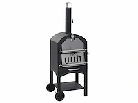 Outdoor pizza oven houtskool fireclay stone - gratis verzending alleen in belgië