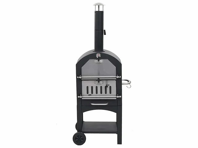 Outdoor pizza oven houtskool fireclay stone - gratis verzending alleen in belgië - afbeelding 2 van  8