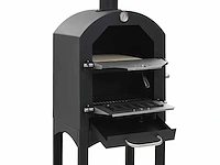 Outdoor pizza oven houtskool fireclay stone - gratis verzending alleen in belgië - afbeelding 4 van  8