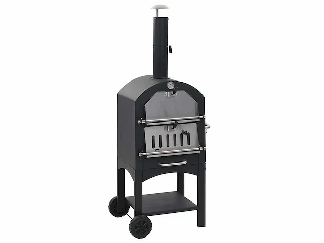 Outdoor pizza oven houtskool fireclay stone - gratis verzending alleen in belgië - afbeelding 1 van  7