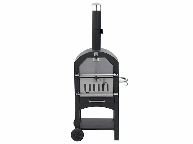 Outdoor pizza oven houtskool fireclay stone - afbeelding 2 van  8