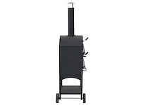 Outdoor pizza oven houtskool fireclay stone - afbeelding 3 van  8