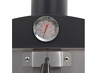 Outdoor pizza oven houtskool fireclay stone - afbeelding 7 van  8