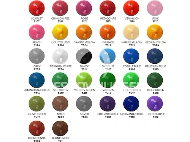 Outdoor pouring acrylic paint set 32 kleuren - afbeelding 3 van  5
