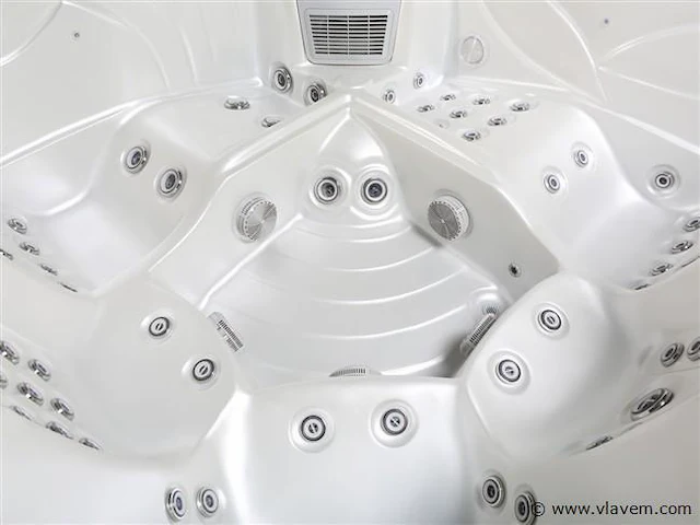 Outdoor spa 5-persoons 210x210x90 cm - afbeelding 3 van  14