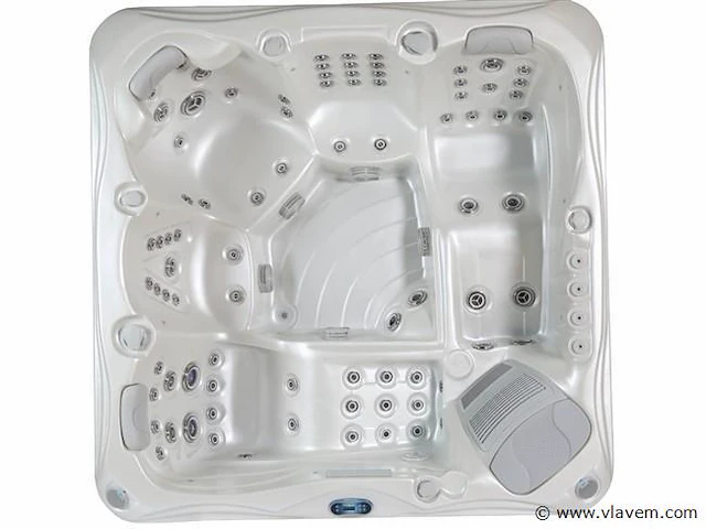 Outdoor spa 5-persoons 210x210x90 cm - afbeelding 1 van  14