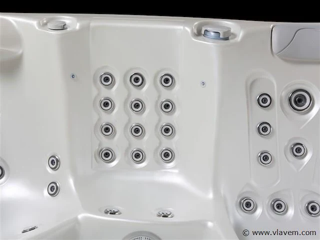 Outdoor spa 5-persoons 210x210x90 cm - afbeelding 9 van  14
