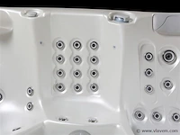 Outdoor spa 5-persoons 210x210x90 cm - afbeelding 9 van  14