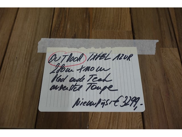 Outdoor tafel azur teak - afbeelding 3 van  3